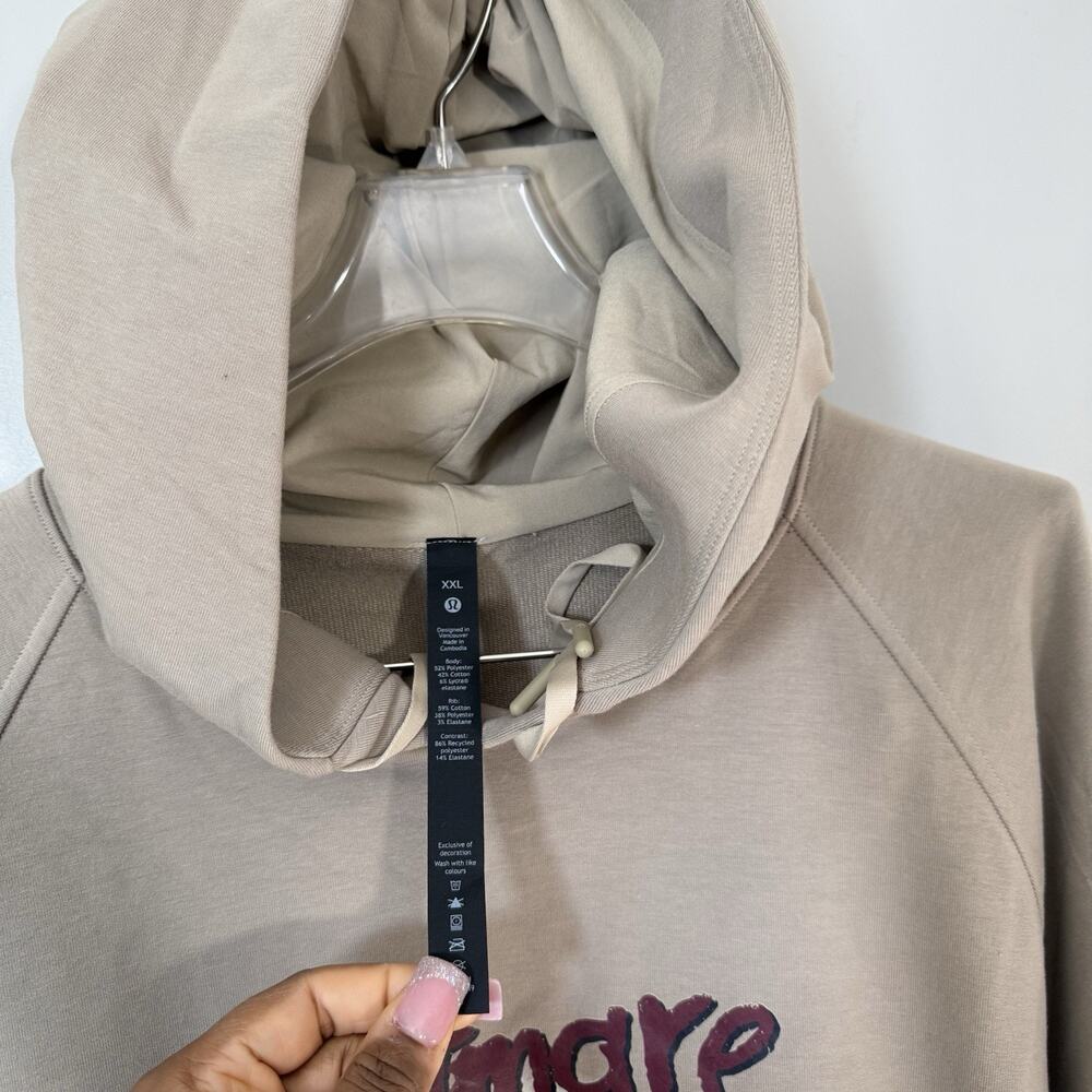 Lululemon City Sweat Pullover Hoodie XXL Tan Nightmare On Main Street Halloween - Picture 4 of 5